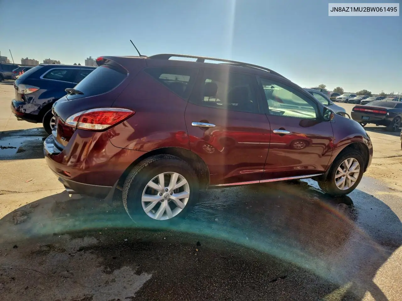 JN8AZ1MU2BW061495 2011 Nissan Murano S
