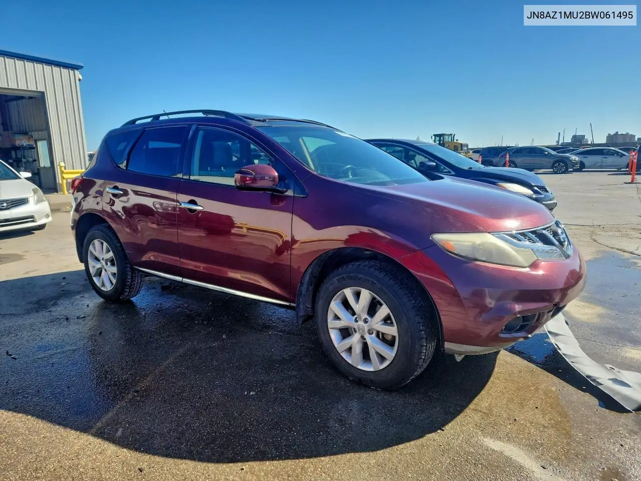 JN8AZ1MU2BW061495 2011 Nissan Murano S
