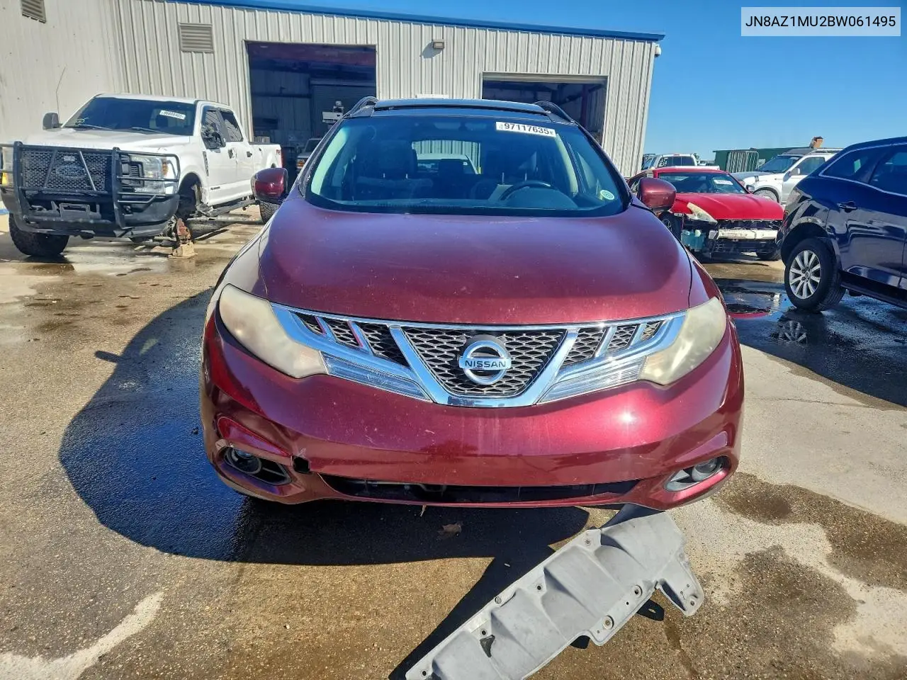 JN8AZ1MU2BW061495 2011 Nissan Murano S