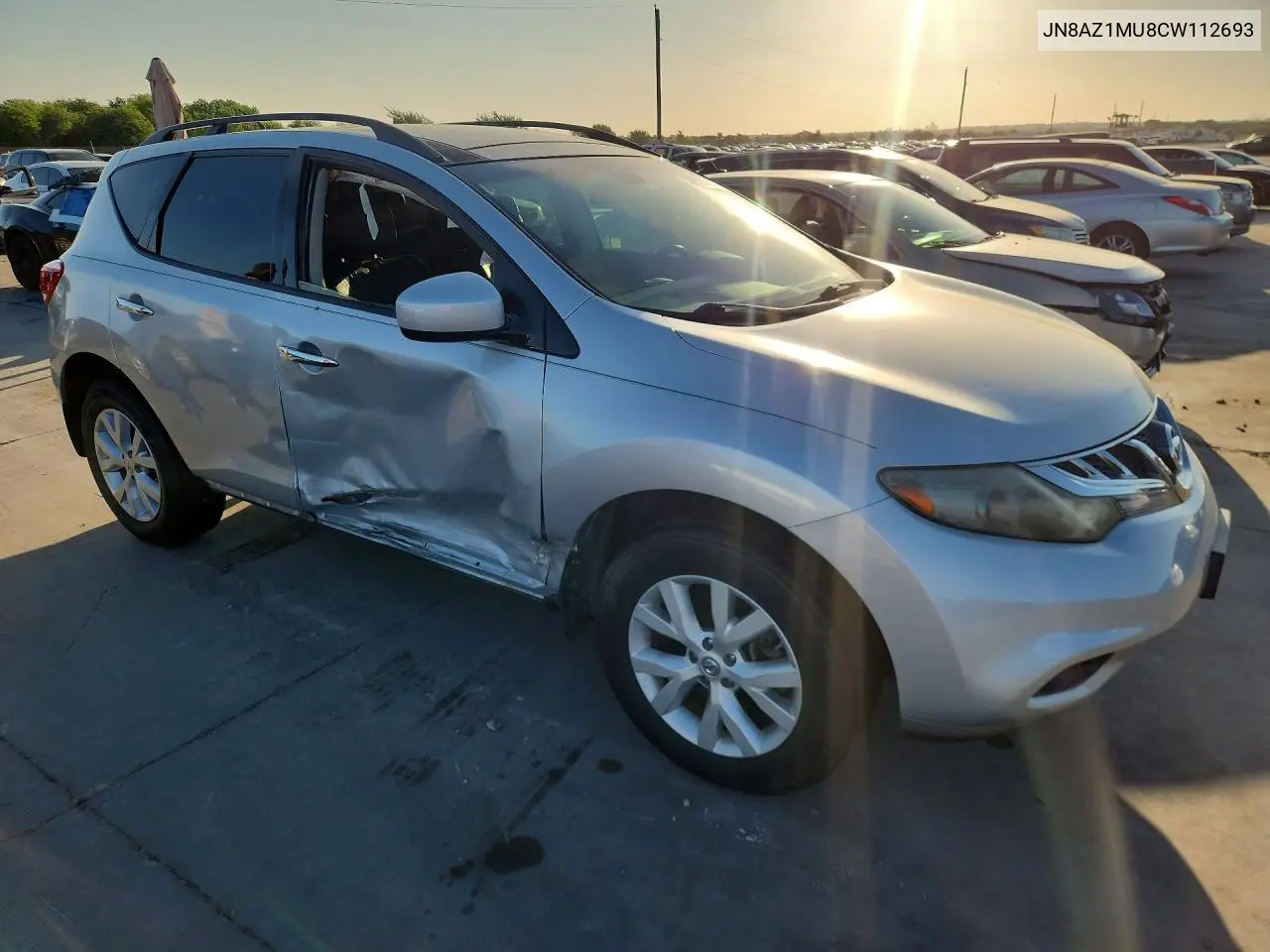 2012 Nissan Murano Sl VIN: JN8AZ1MU8CW112693 Lot: 60521956