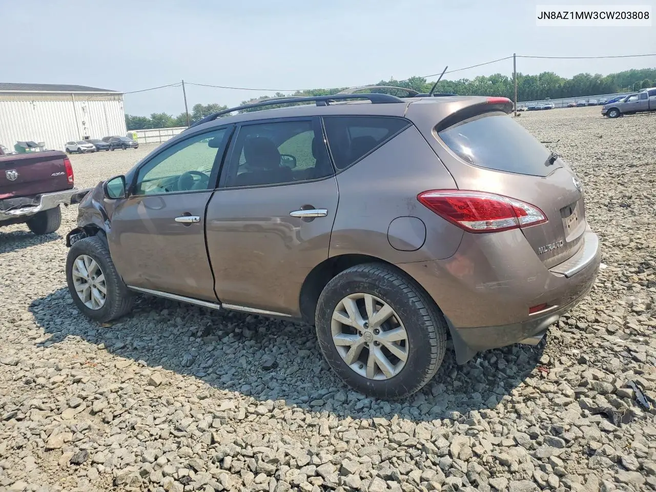 2012 Nissan Murano S VIN: JN8AZ1MW3CW203808 Lot: 61250706