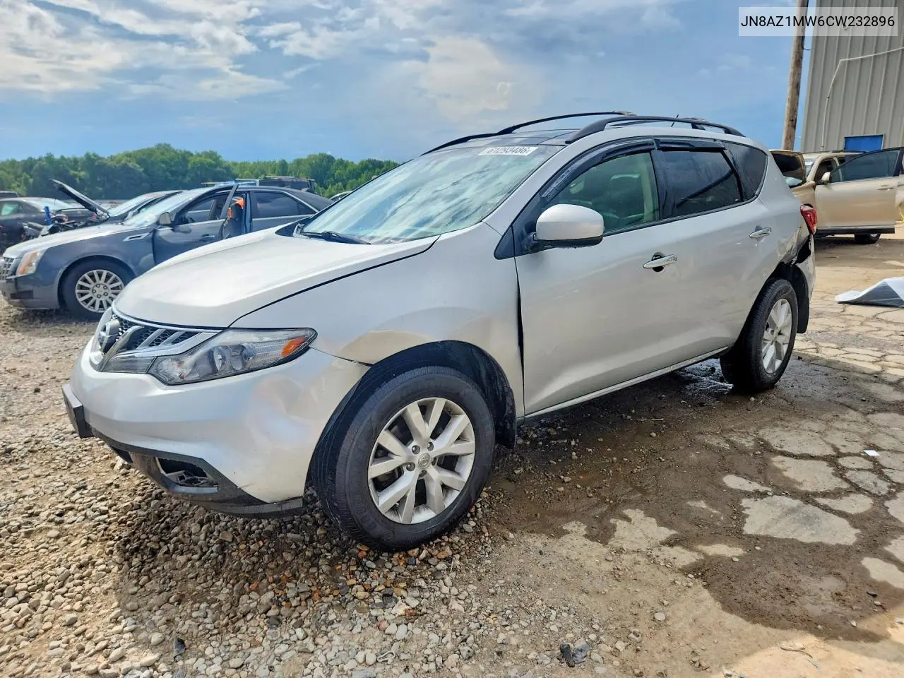 2012 Nissan Murano S VIN: JN8AZ1MW6CW232896 Lot: 61293486