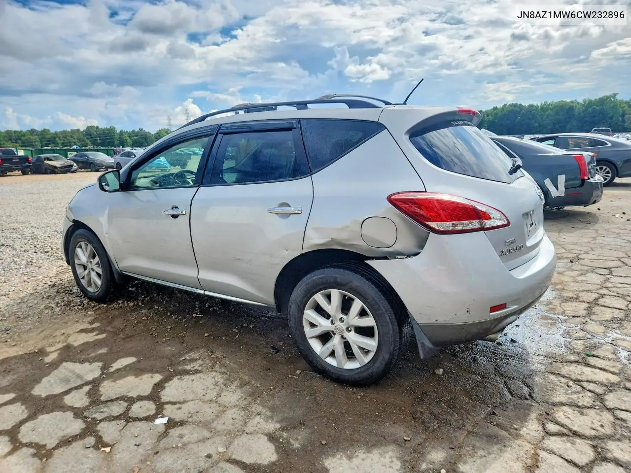 2012 Nissan Murano S VIN: JN8AZ1MW6CW232896 Lot: 61293486