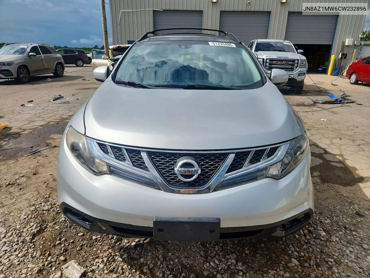 2012 Nissan Murano S VIN: JN8AZ1MW6CW232896 Lot: 61293486