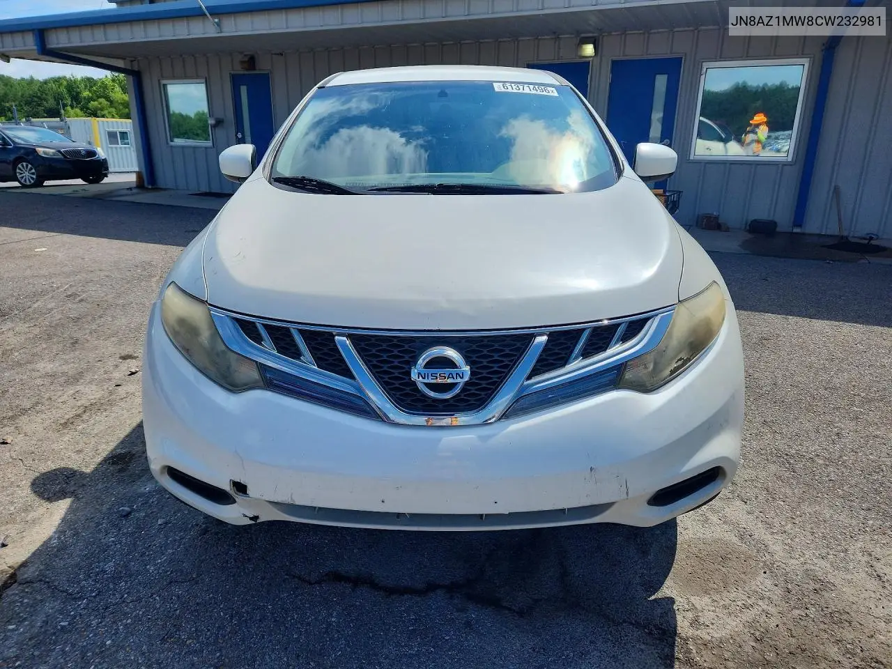 2012 Nissan Murano S VIN: JN8AZ1MW8CW232981 Lot: 61371496