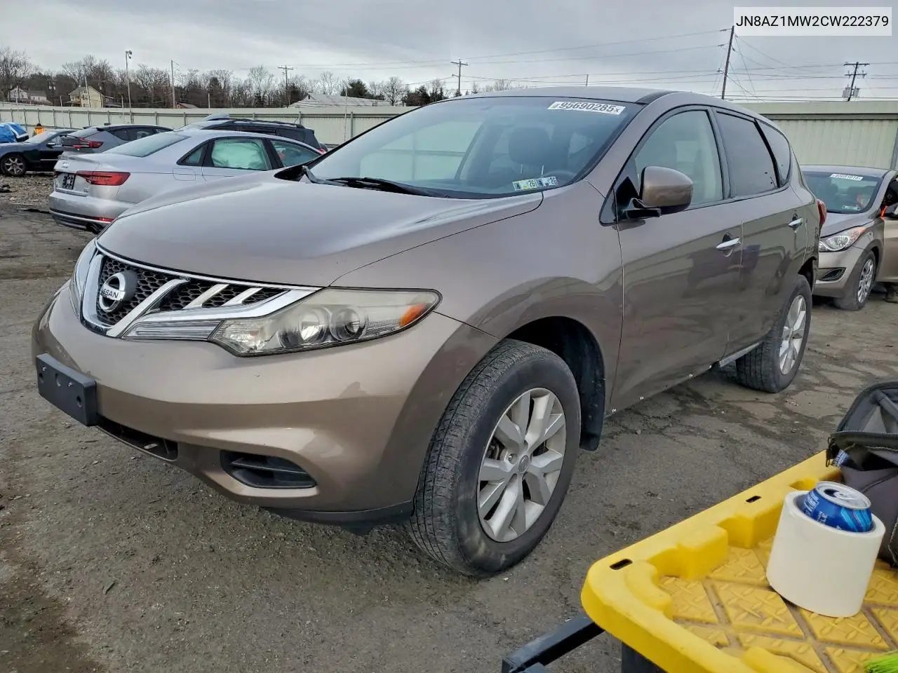 JN8AZ1MW2CW222379 2012 Nissan Murano S