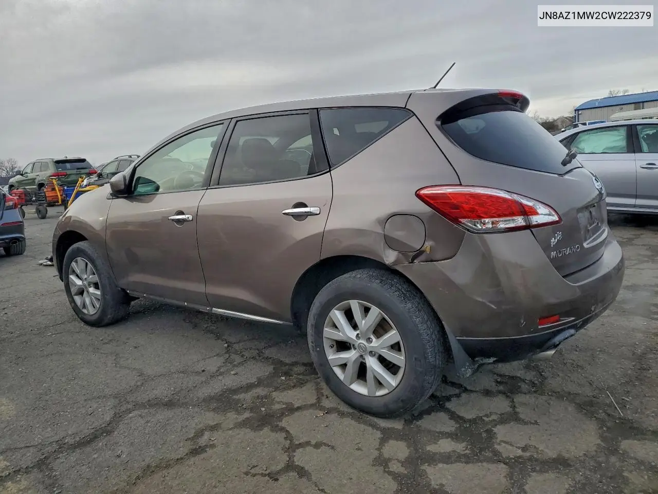 JN8AZ1MW2CW222379 2012 Nissan Murano S