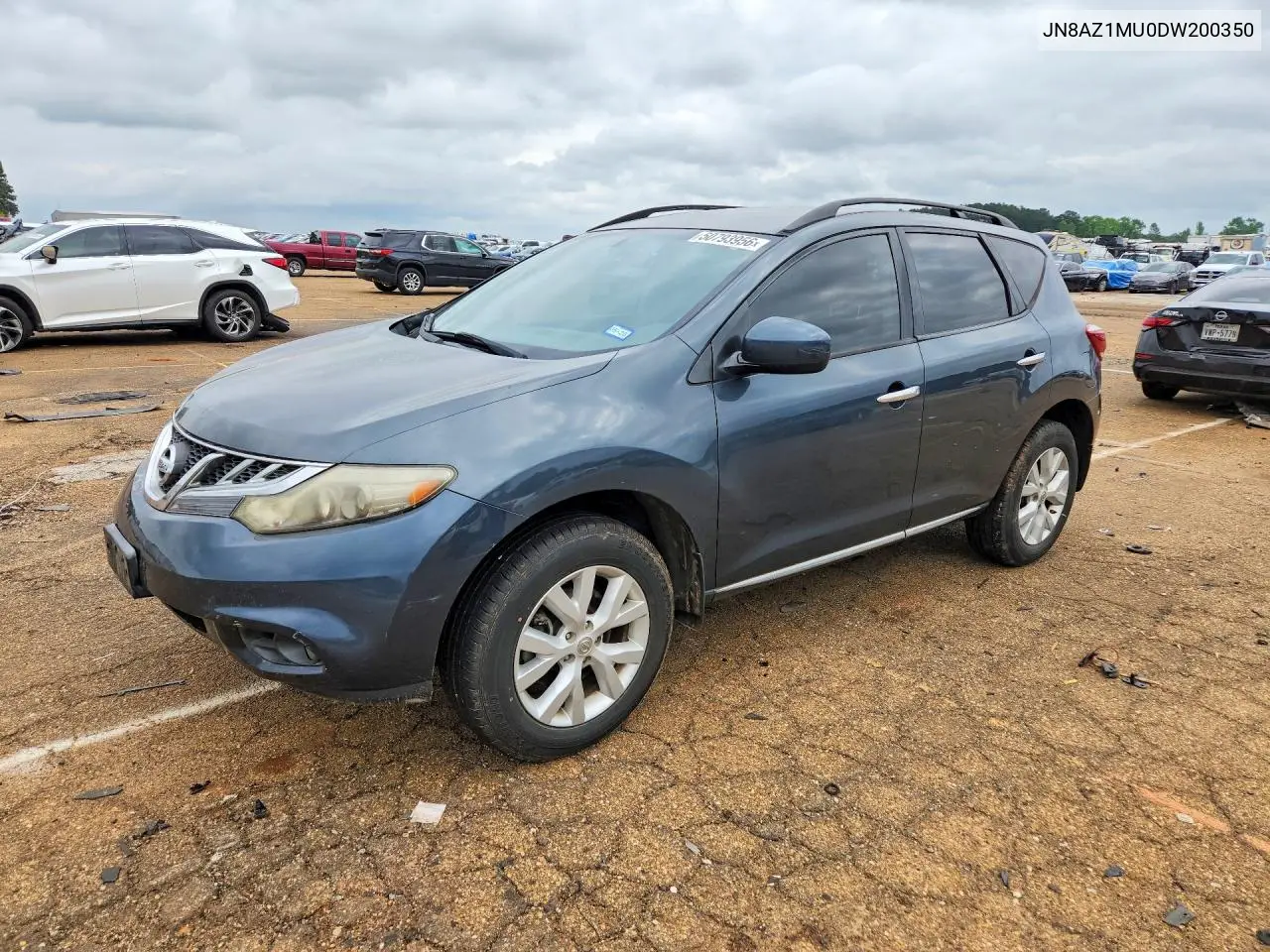 2013 Nissan Murano S VIN: JN8AZ1MU0DW200350 Lot: 50793956
