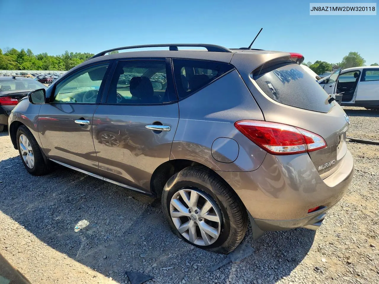 2013 Nissan Murano S VIN: JN8AZ1MW2DW320118 Lot: 55916326