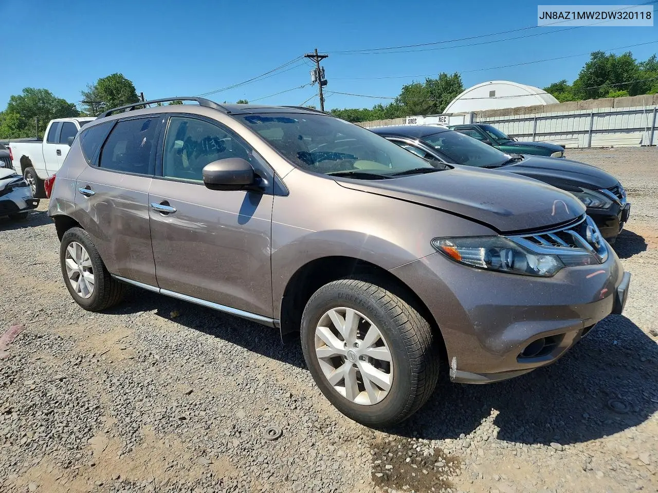2013 Nissan Murano S VIN: JN8AZ1MW2DW320118 Lot: 55916326