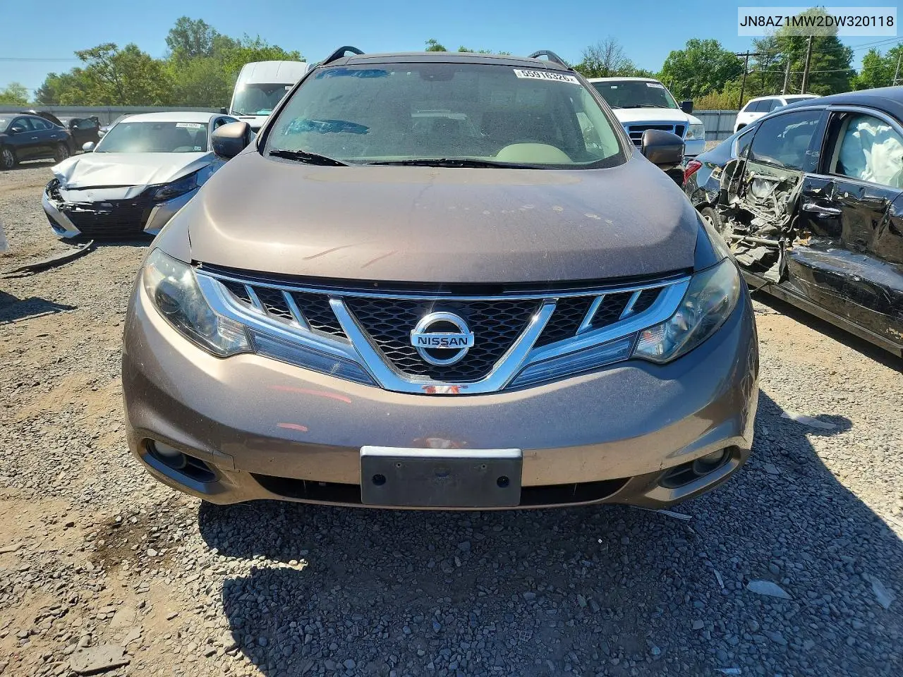 2013 Nissan Murano S VIN: JN8AZ1MW2DW320118 Lot: 55916326