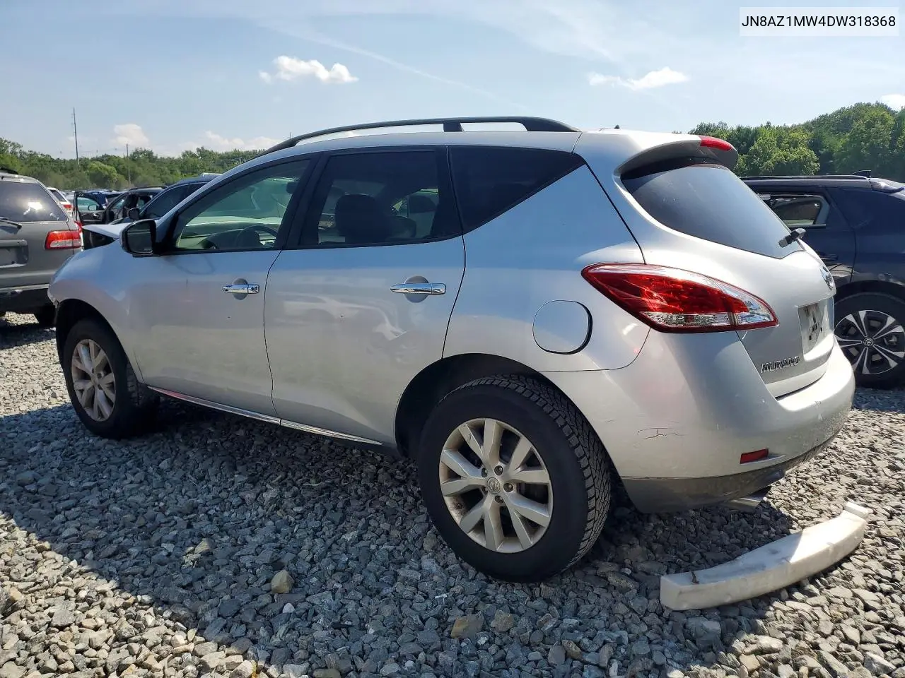 2013 Nissan Murano S VIN: JN8AZ1MW4DW318368 Lot: 60465596