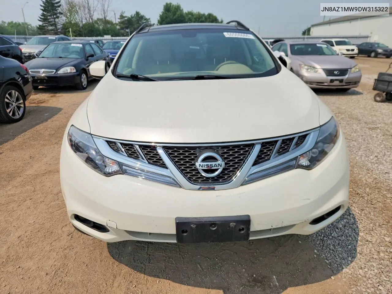 2013 Nissan Murano Le VIN: JN8AZ1MW9DW315322 Lot: 60506666