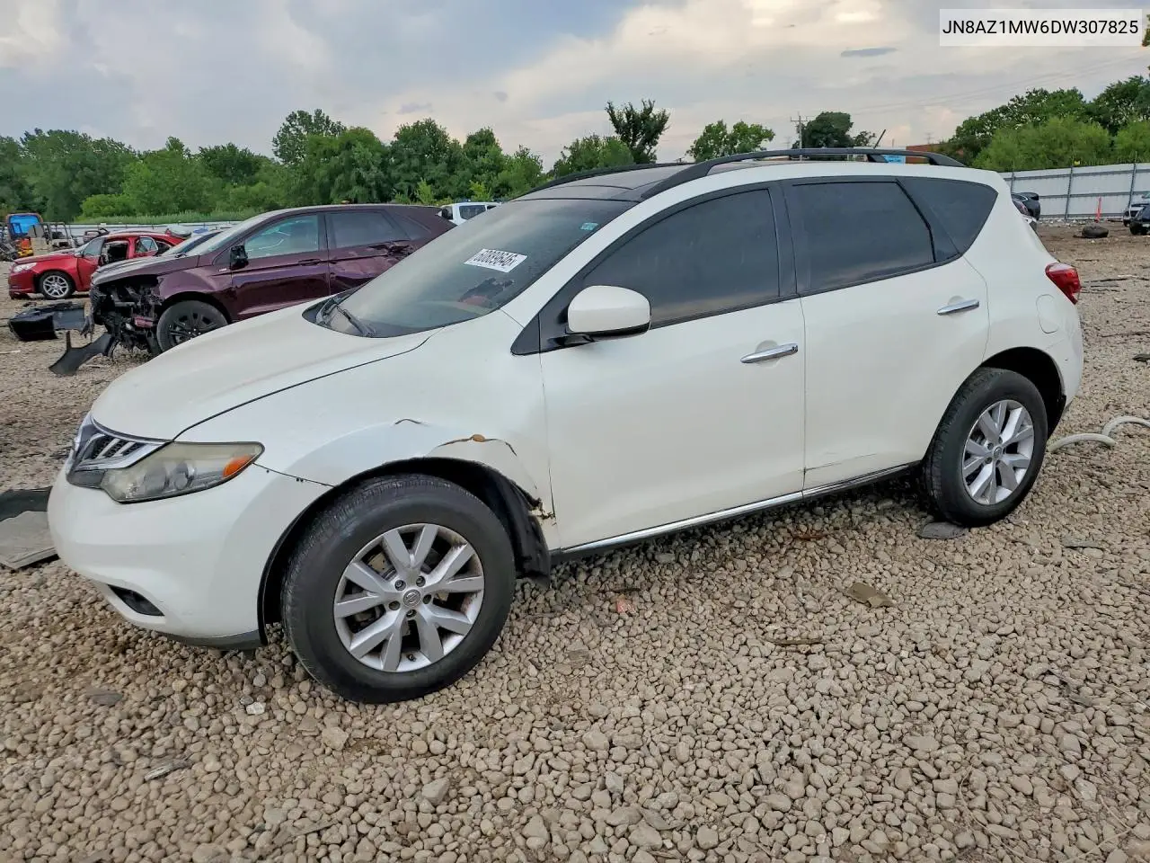 2013 Nissan Murano S VIN: JN8AZ1MW6DW307825 Lot: 60889646