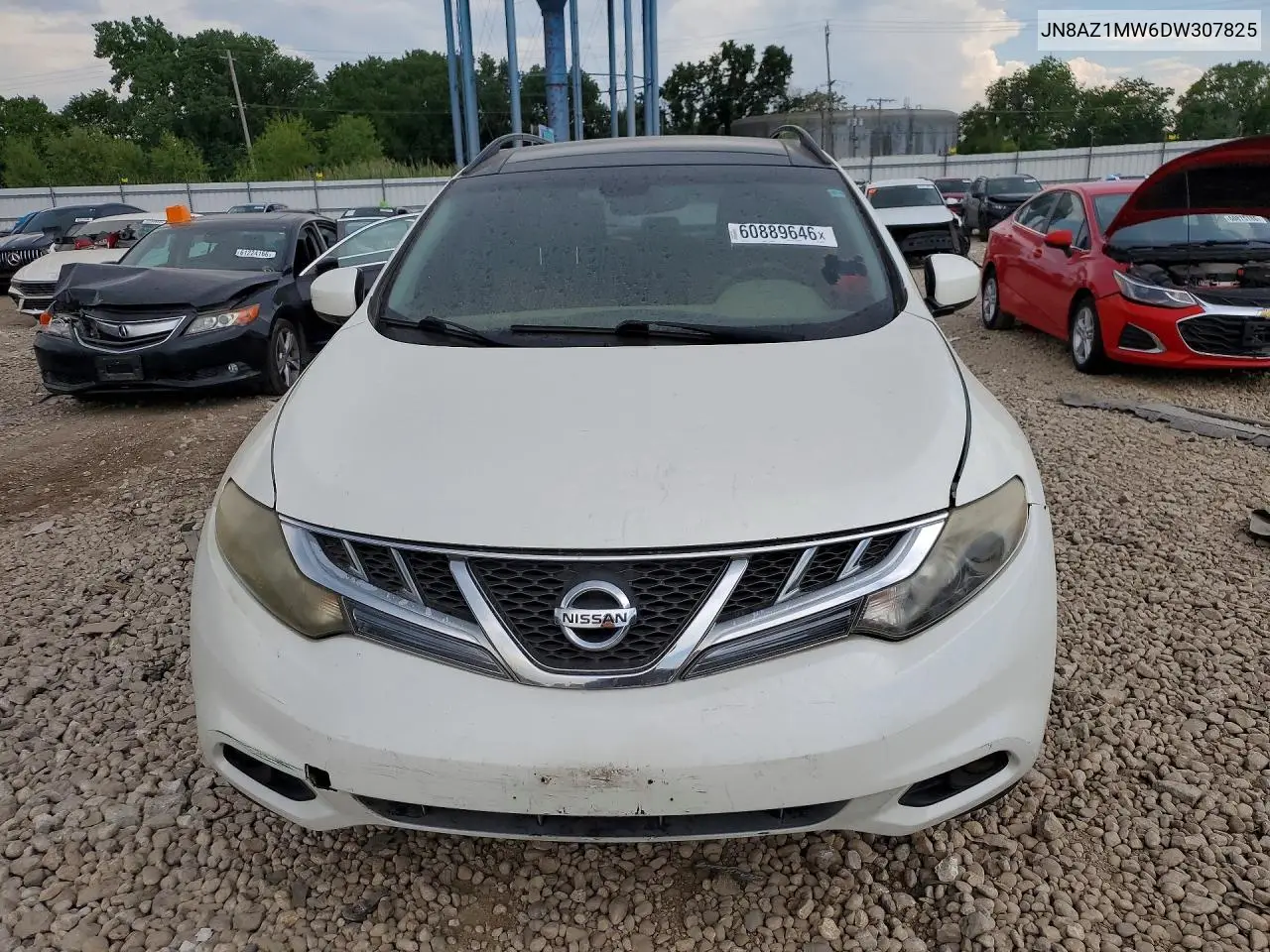 2013 Nissan Murano S VIN: JN8AZ1MW6DW307825 Lot: 60889646