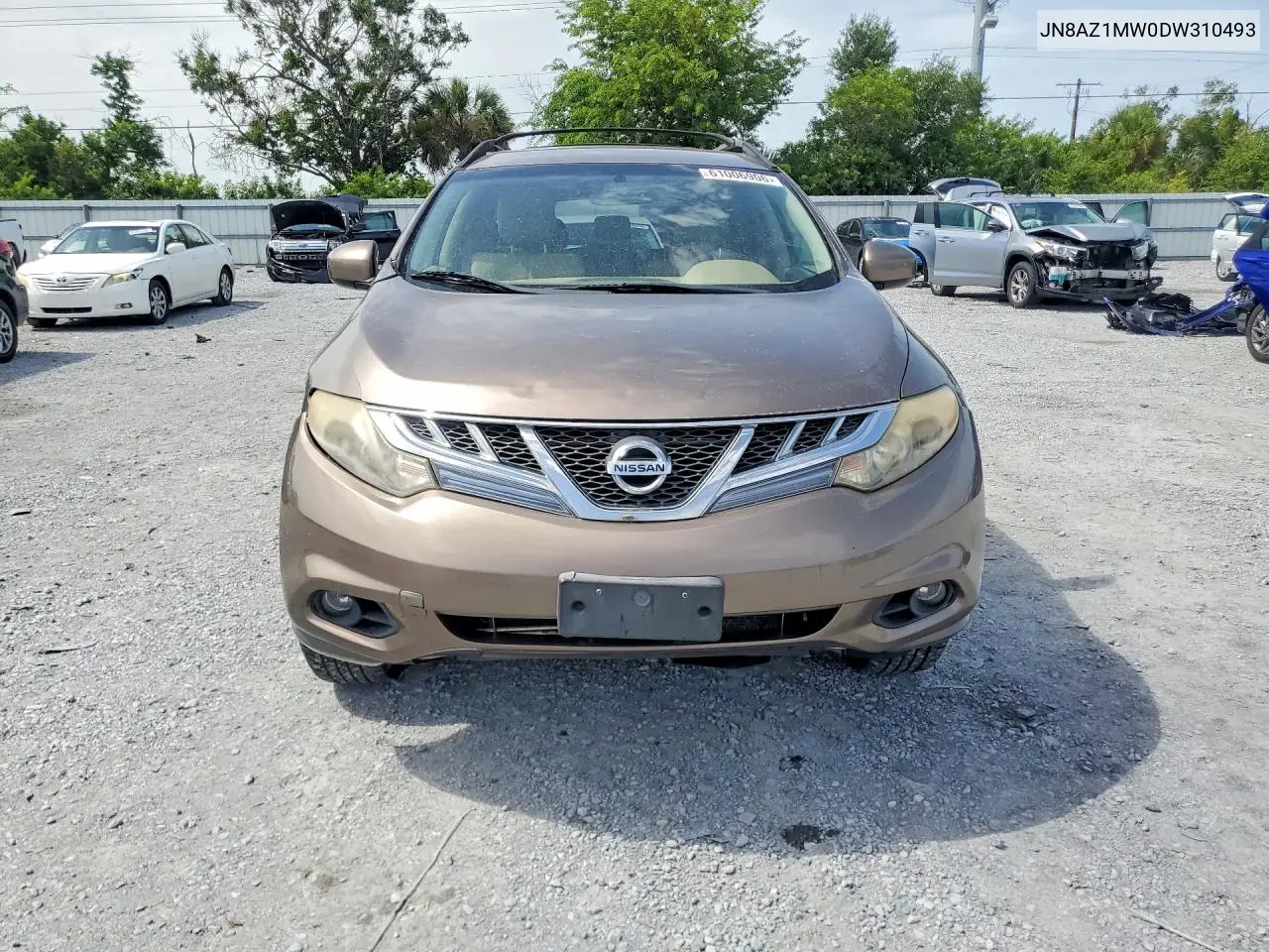 2013 Nissan Murano S VIN: JN8AZ1MW0DW310493 Lot: 61006906
