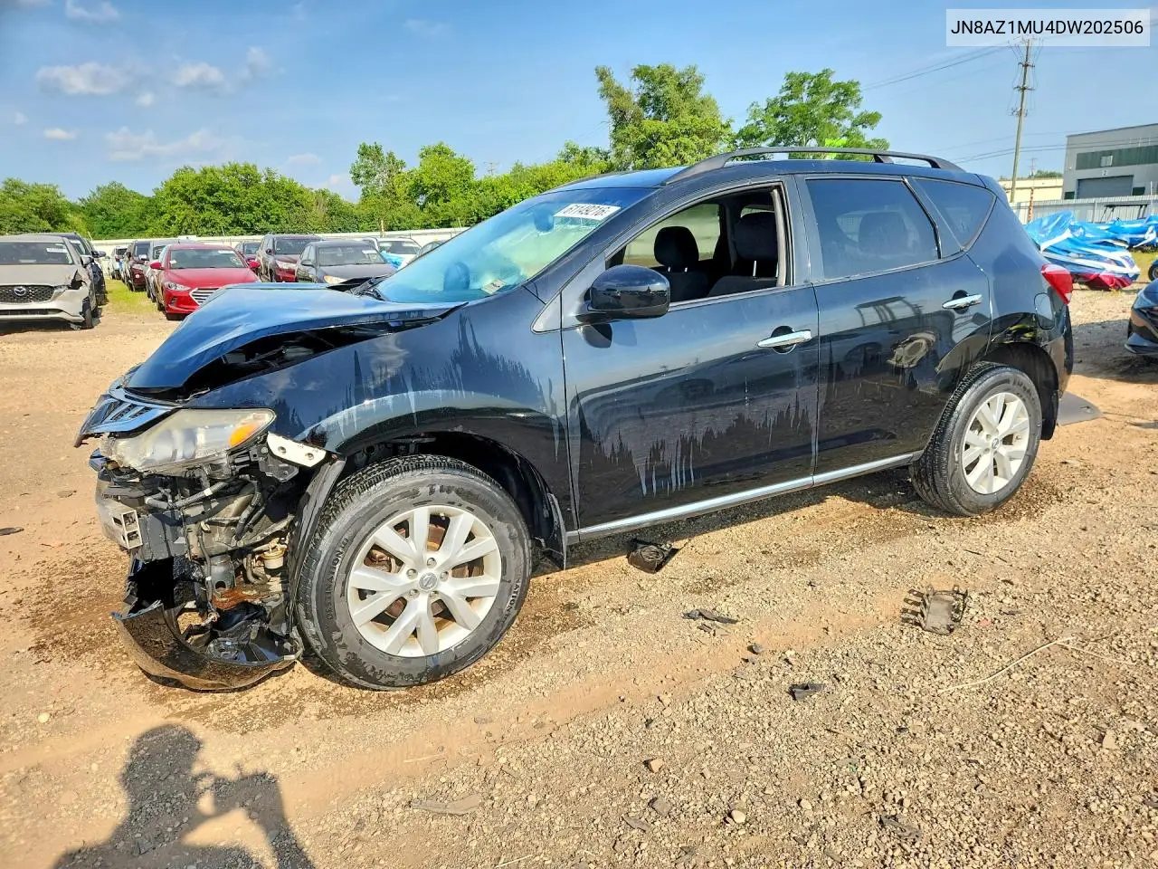 2013 Nissan Murano S VIN: JN8AZ1MU4DW202506 Lot: 61149216