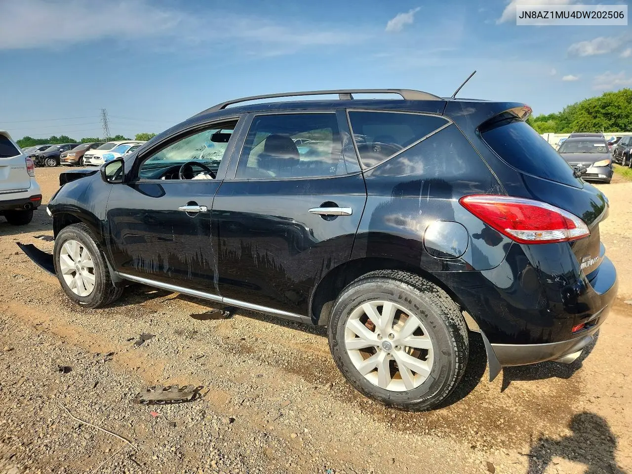 2013 Nissan Murano S VIN: JN8AZ1MU4DW202506 Lot: 61149216