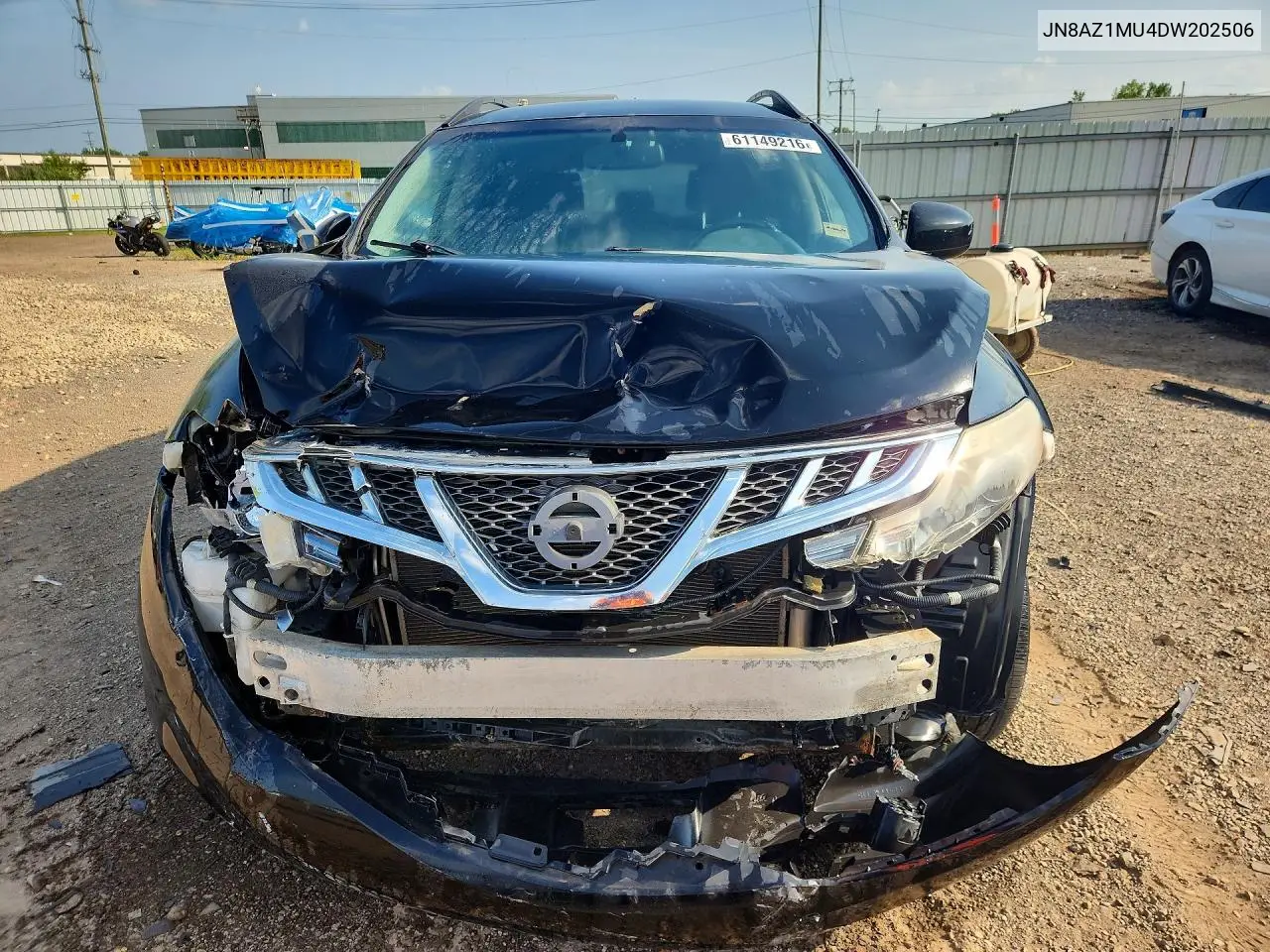 2013 Nissan Murano S VIN: JN8AZ1MU4DW202506 Lot: 61149216