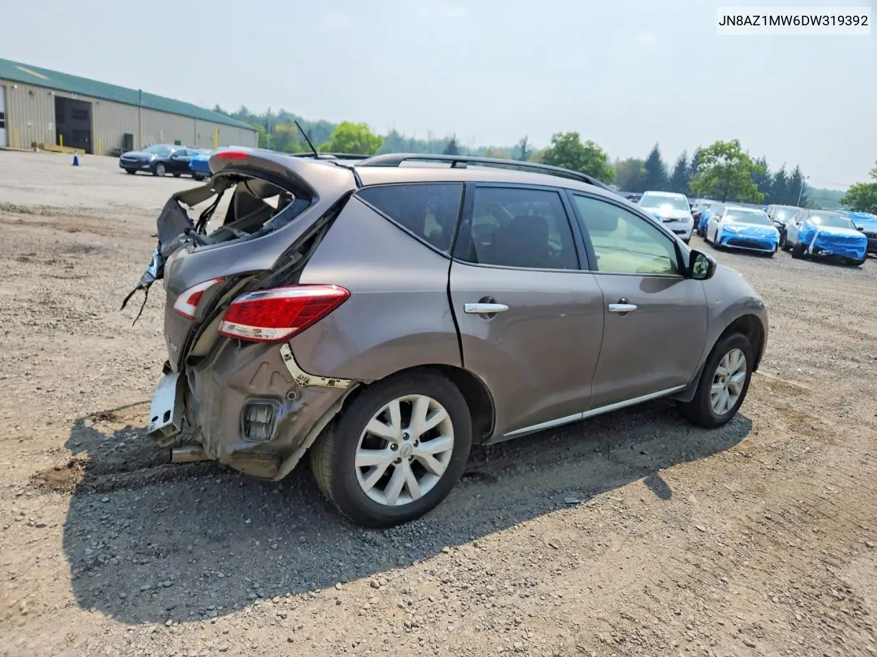 2013 Nissan Murano S VIN: JN8AZ1MW6DW319392 Lot: 61523546