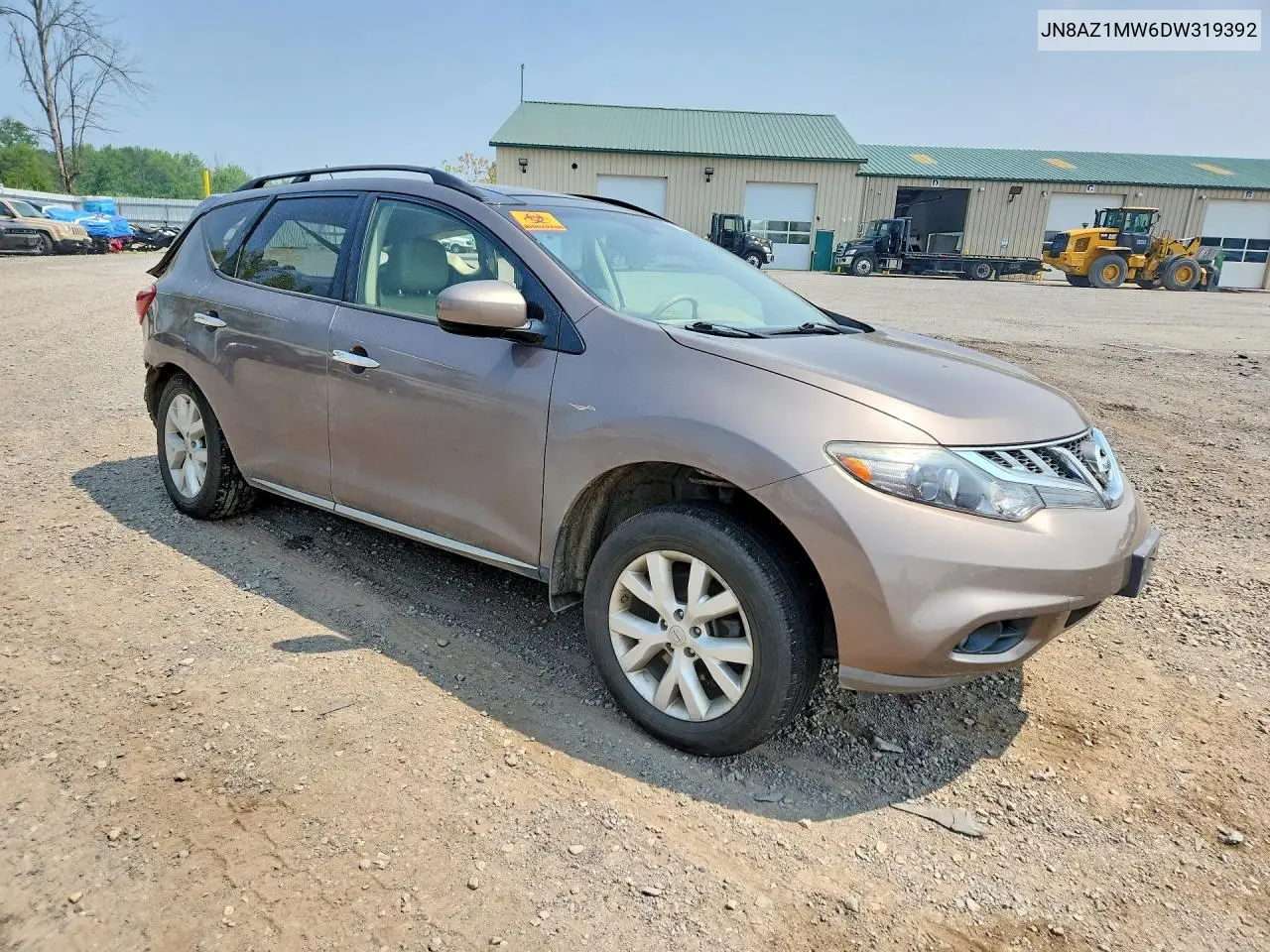 2013 Nissan Murano S VIN: JN8AZ1MW6DW319392 Lot: 61523546