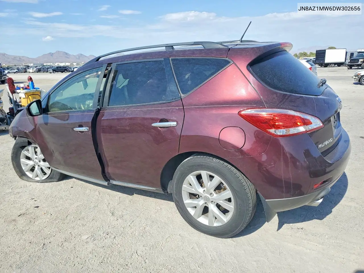 2013 Nissan Murano S VIN: JN8AZ1MW6DW302656 Lot: 61561256