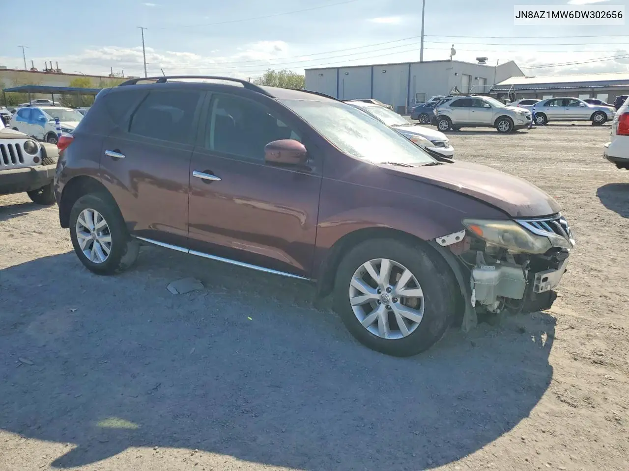 2013 Nissan Murano S VIN: JN8AZ1MW6DW302656 Lot: 61561256