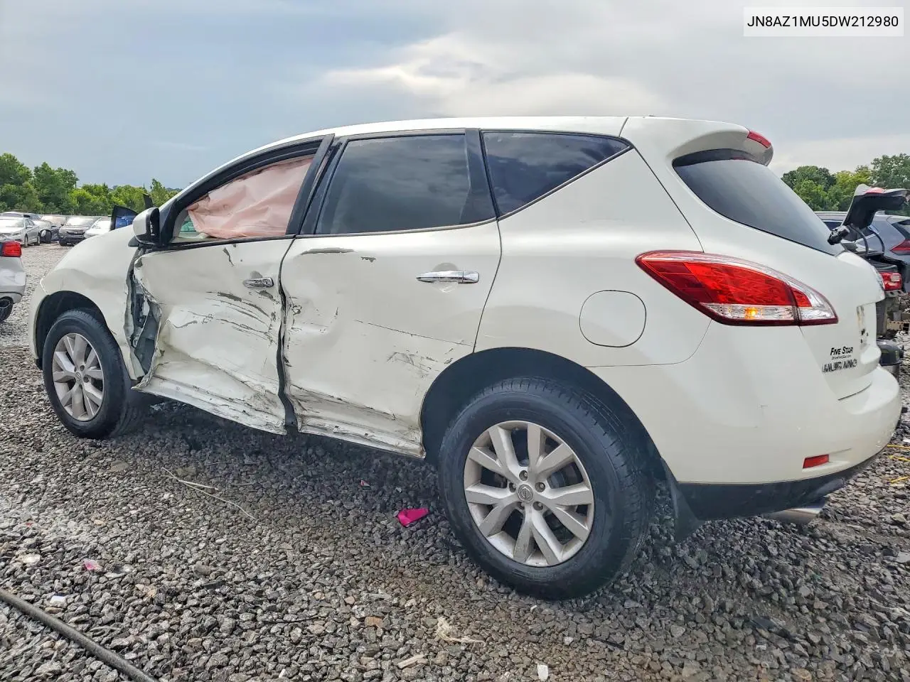 2013 Nissan Murano S VIN: JN8AZ1MU5DW212980 Lot: 61575666