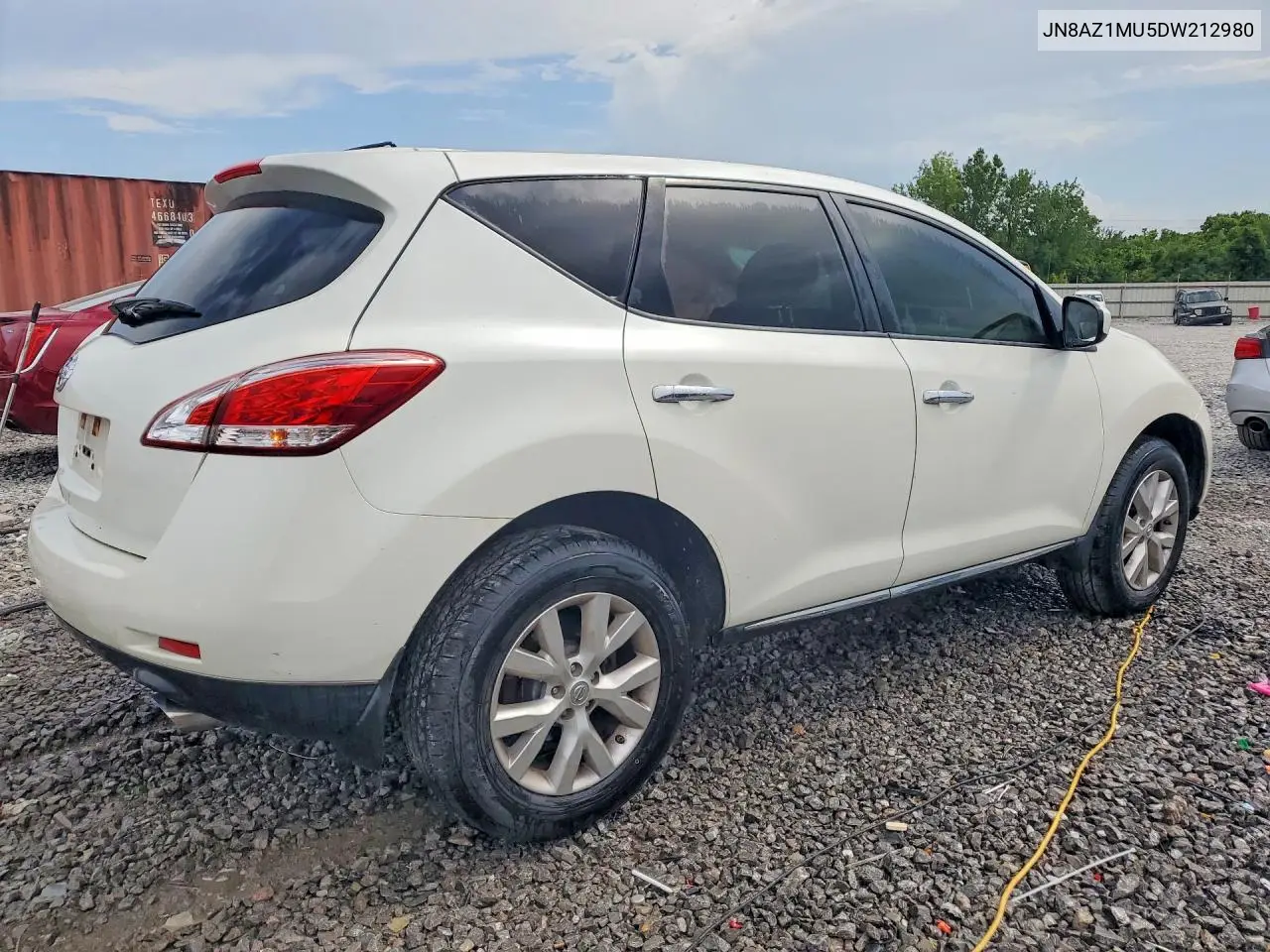 2013 Nissan Murano S VIN: JN8AZ1MU5DW212980 Lot: 61575666