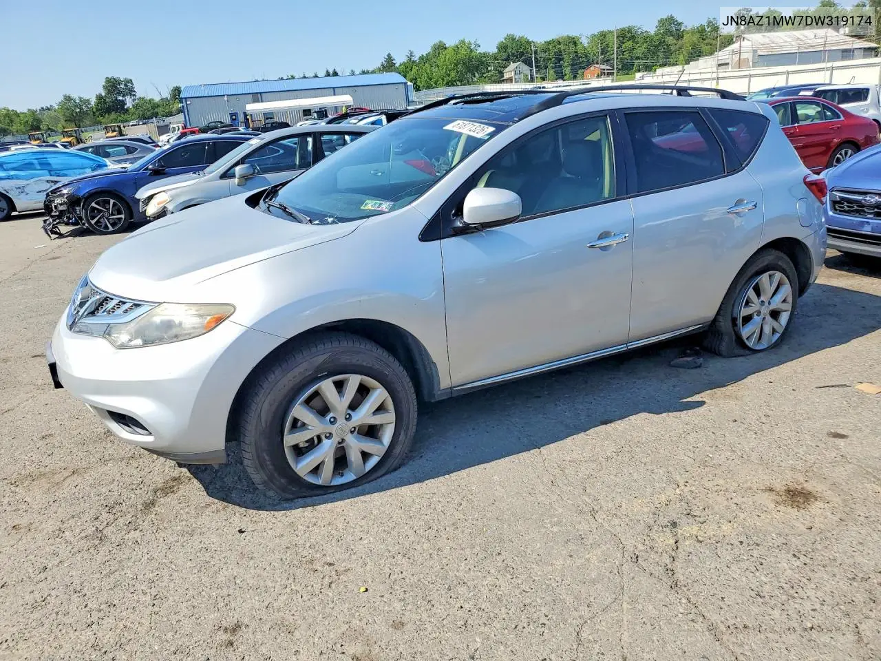 2013 Nissan Murano S VIN: JN8AZ1MW7DW319174 Lot: 61871326