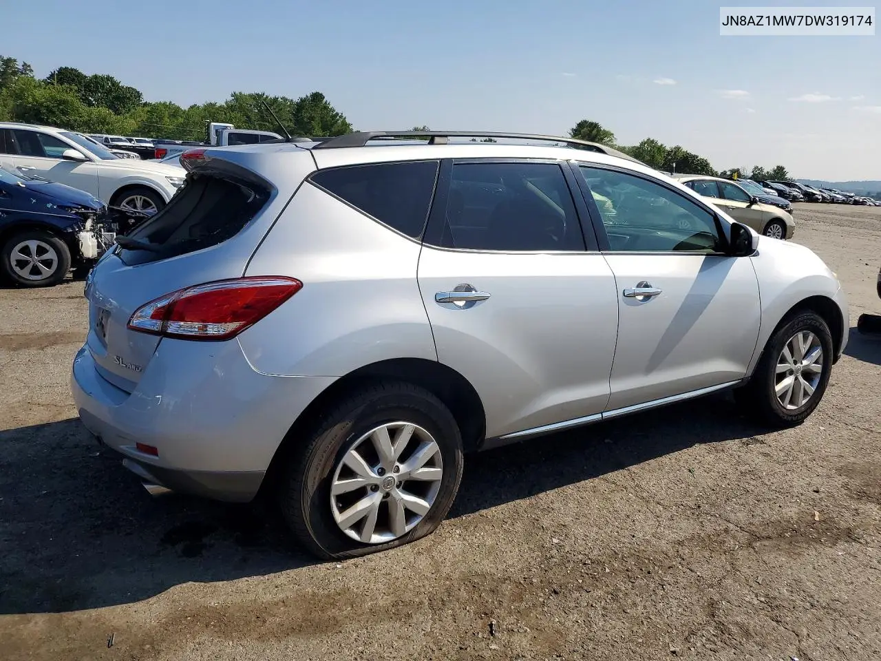 2013 Nissan Murano S VIN: JN8AZ1MW7DW319174 Lot: 61871326