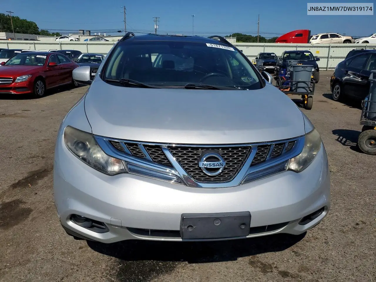 2013 Nissan Murano S VIN: JN8AZ1MW7DW319174 Lot: 61871326