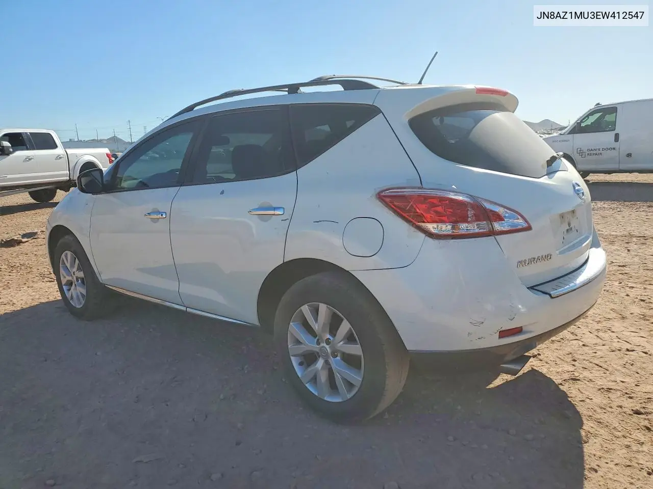 2014 Nissan Murano S VIN: JN8AZ1MU3EW412547 Lot: 56870876