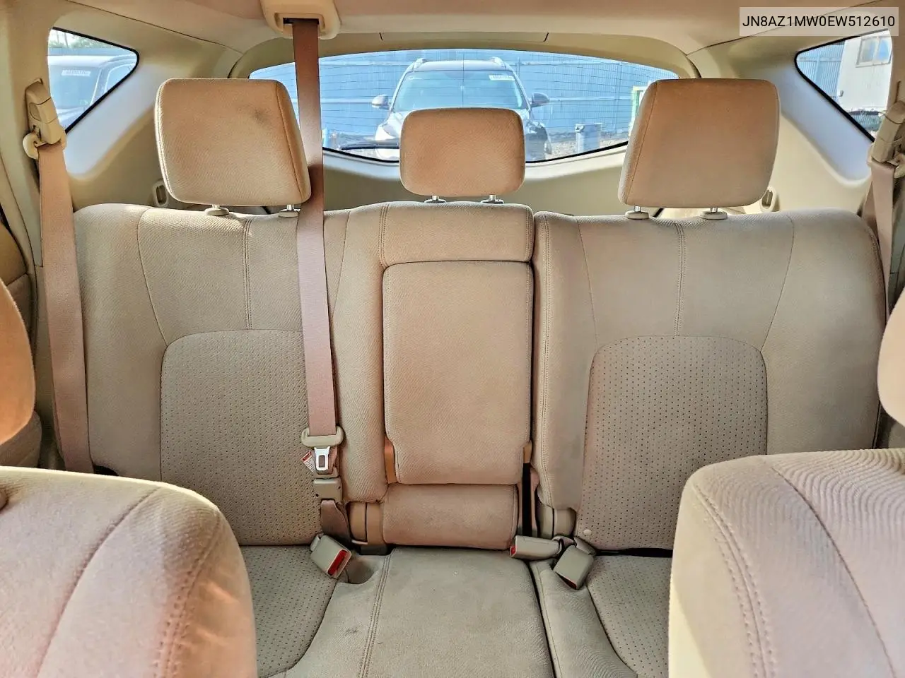 2014 Nissan Murano Sv VIN: JN8AZ1MW0EW512610 Lot: 59947536