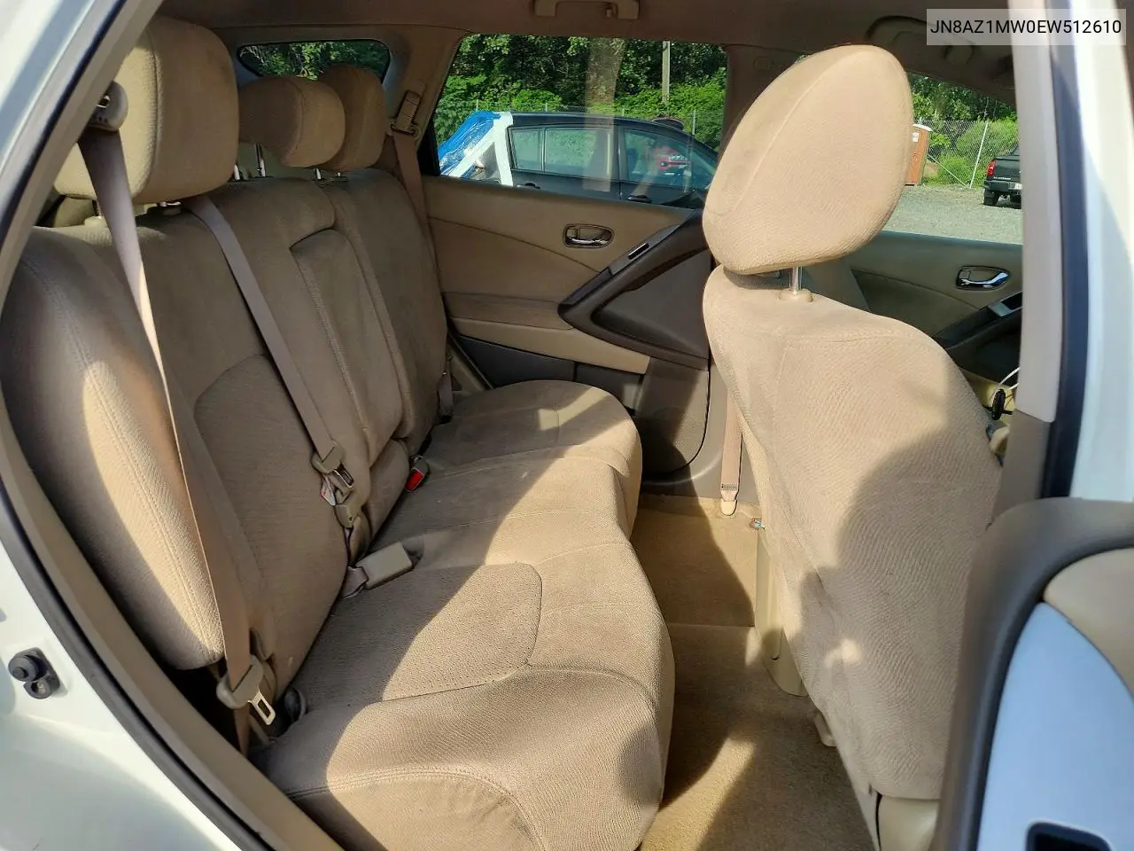 2014 Nissan Murano Sv VIN: JN8AZ1MW0EW512610 Lot: 59947536