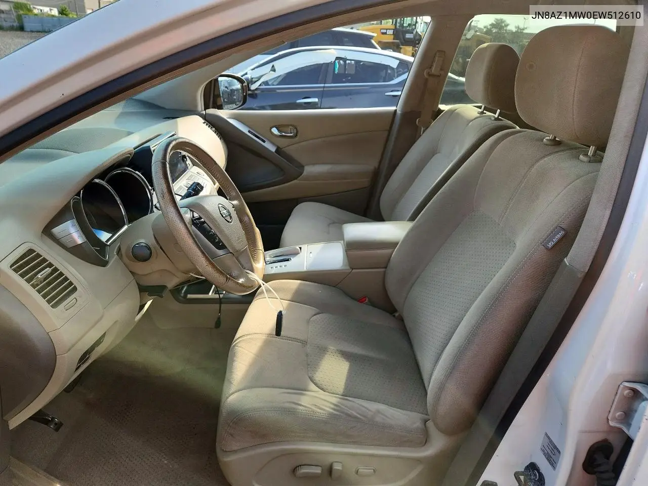 2014 Nissan Murano Sv VIN: JN8AZ1MW0EW512610 Lot: 59947536