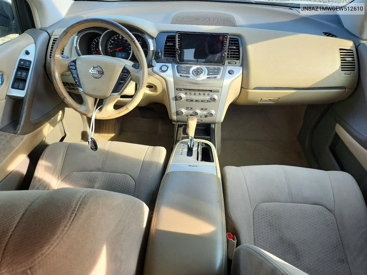 2014 Nissan Murano Sv VIN: JN8AZ1MW0EW512610 Lot: 59947536