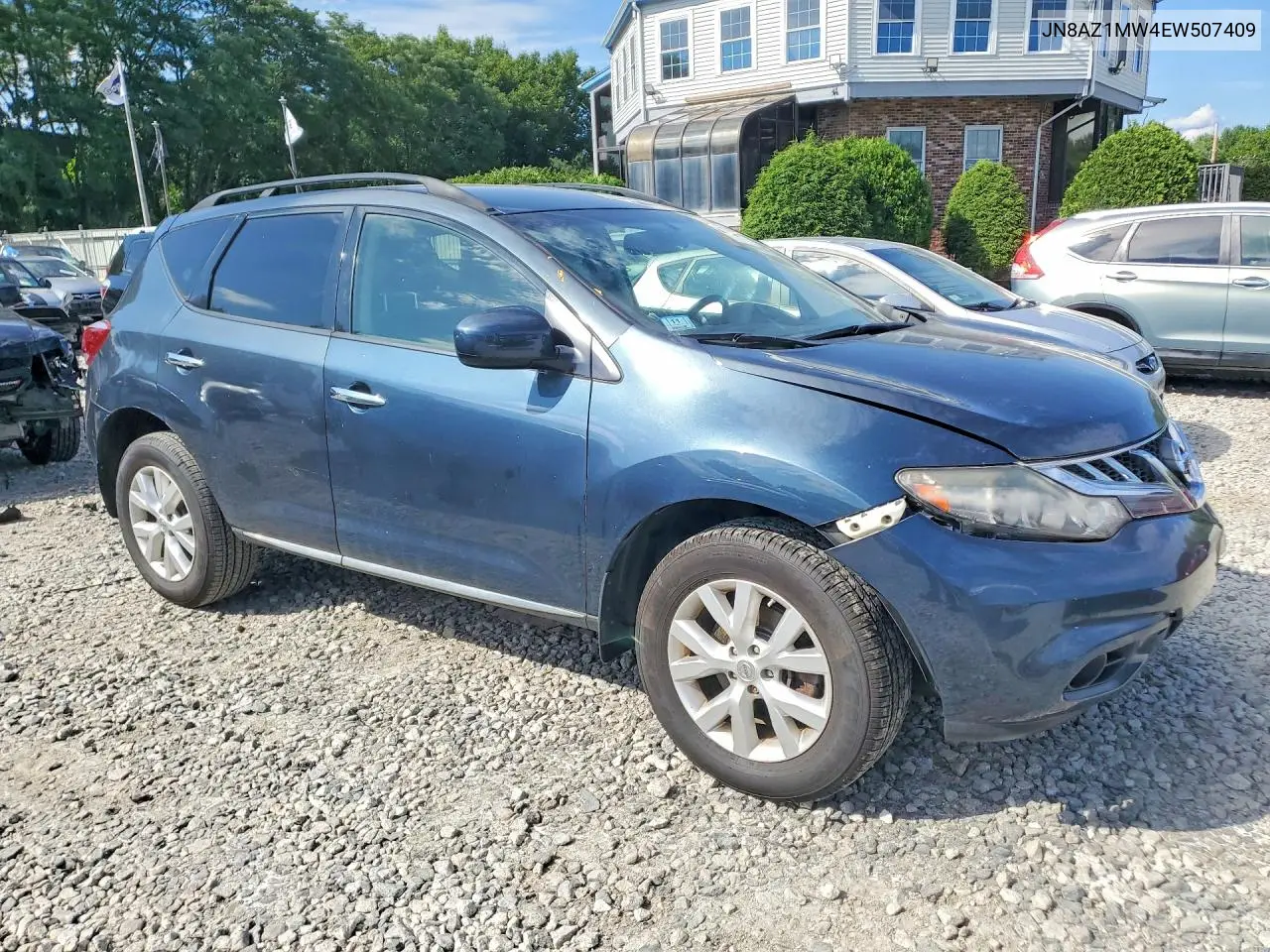 2014 Nissan Murano Sv VIN: JN8AZ1MW4EW507409 Lot: 60596426