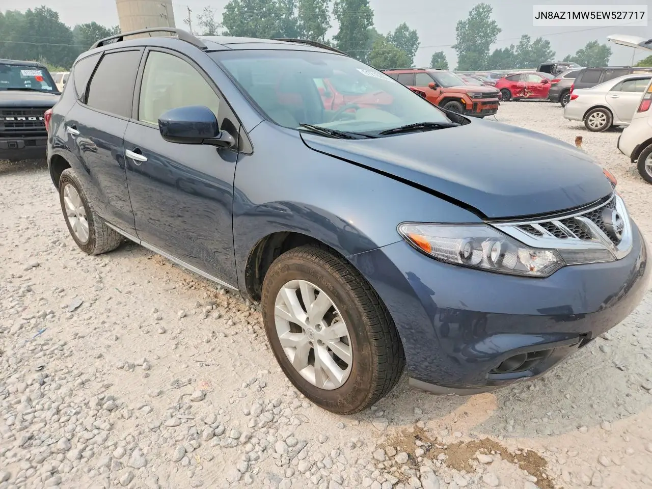 2014 Nissan Murano Sl VIN: JN8AZ1MW5EW527717 Lot: 61218206