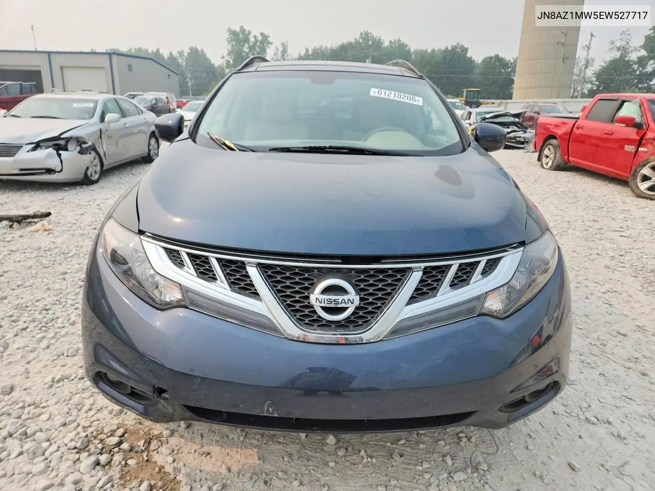 2014 Nissan Murano Sl VIN: JN8AZ1MW5EW527717 Lot: 61218206