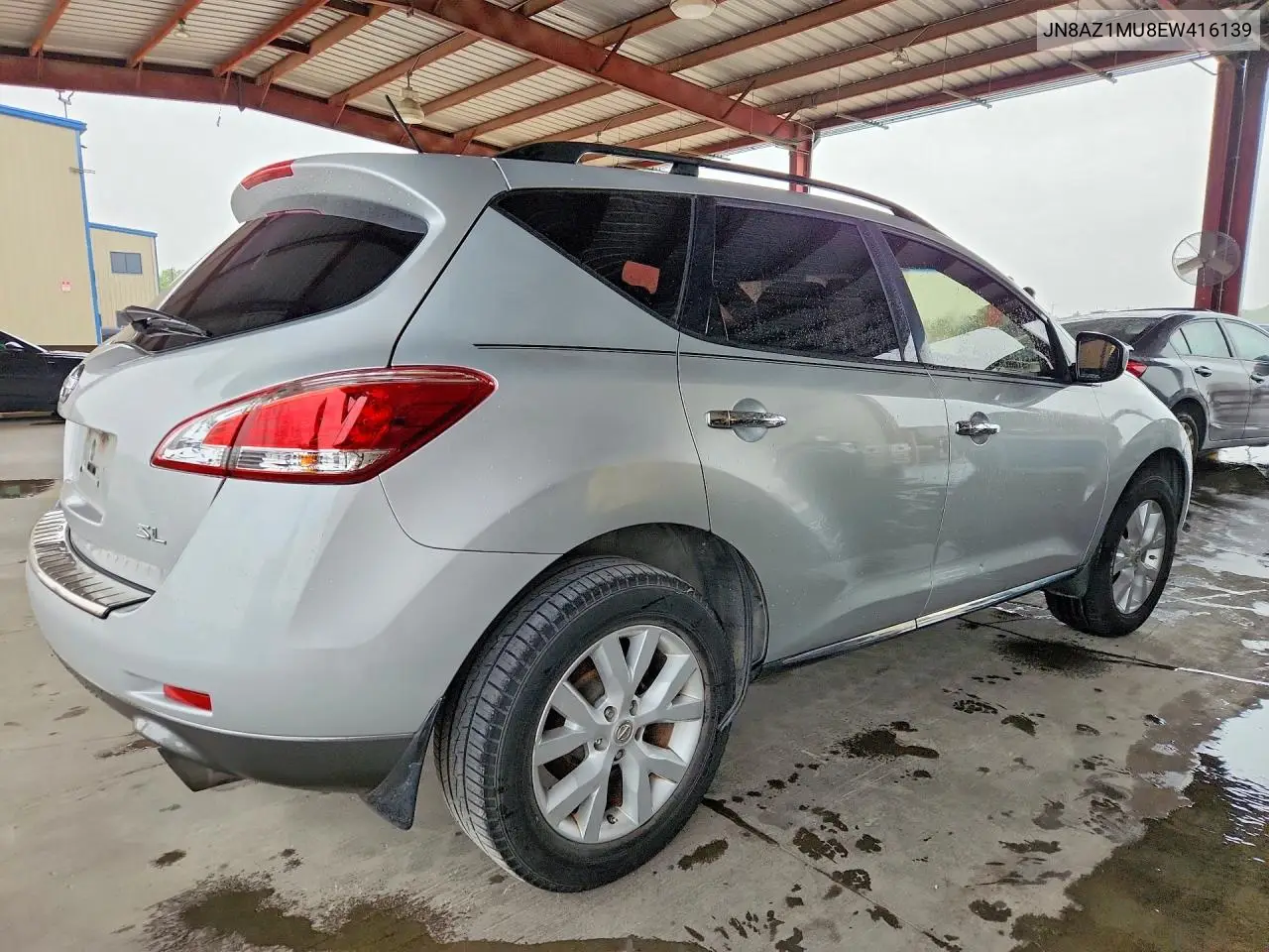 2014 Nissan Murano Sl VIN: JN8AZ1MU8EW416139 Lot: 61312996
