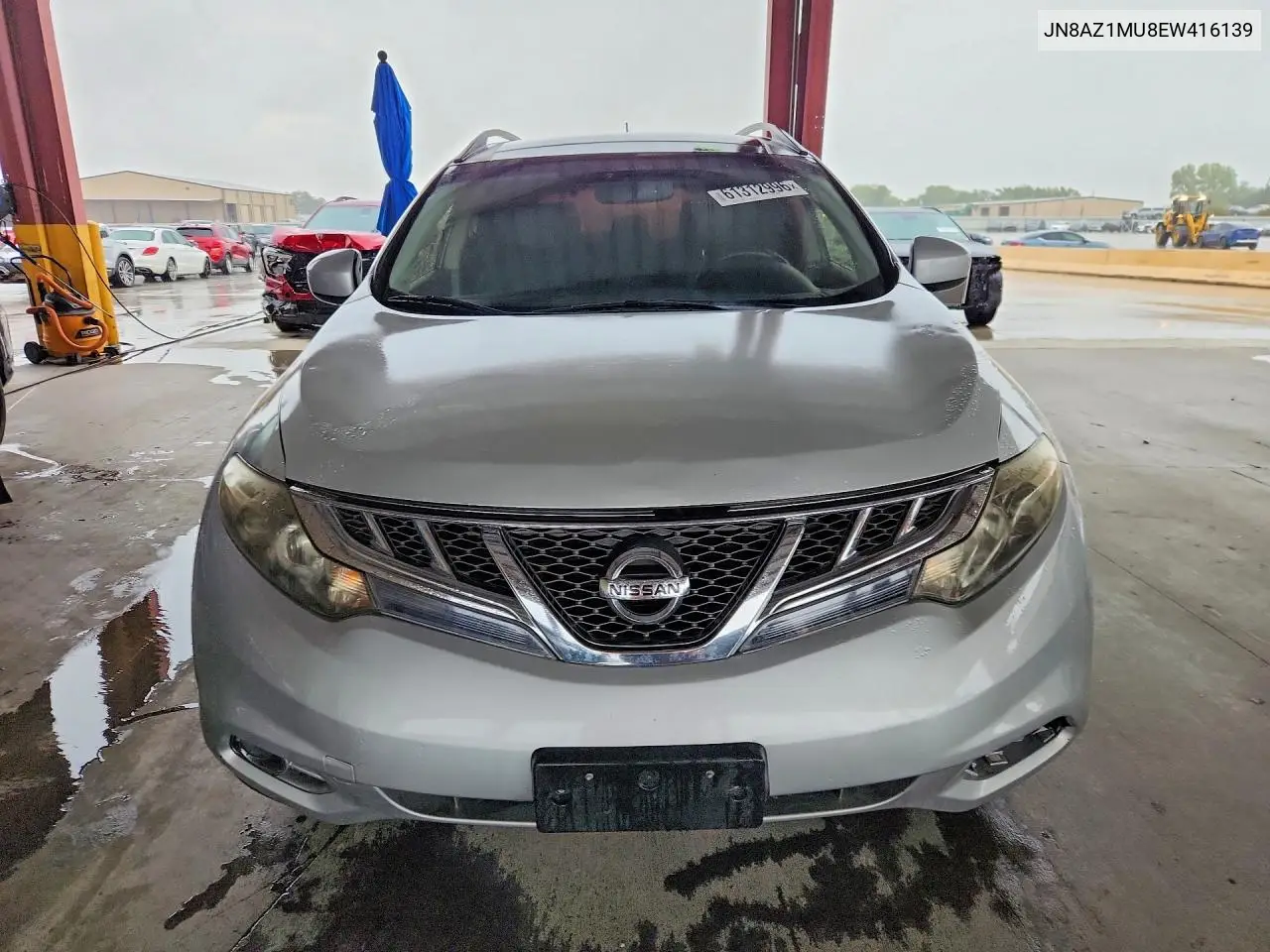 2014 Nissan Murano Sl VIN: JN8AZ1MU8EW416139 Lot: 61312996