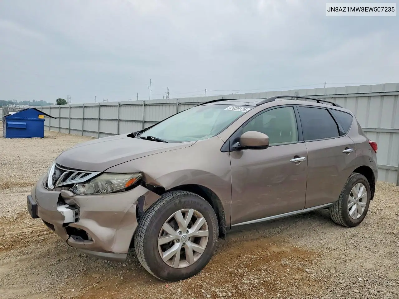 2014 Nissan Murano S VIN: JN8AZ1MW8EW507235 Lot: 61856136