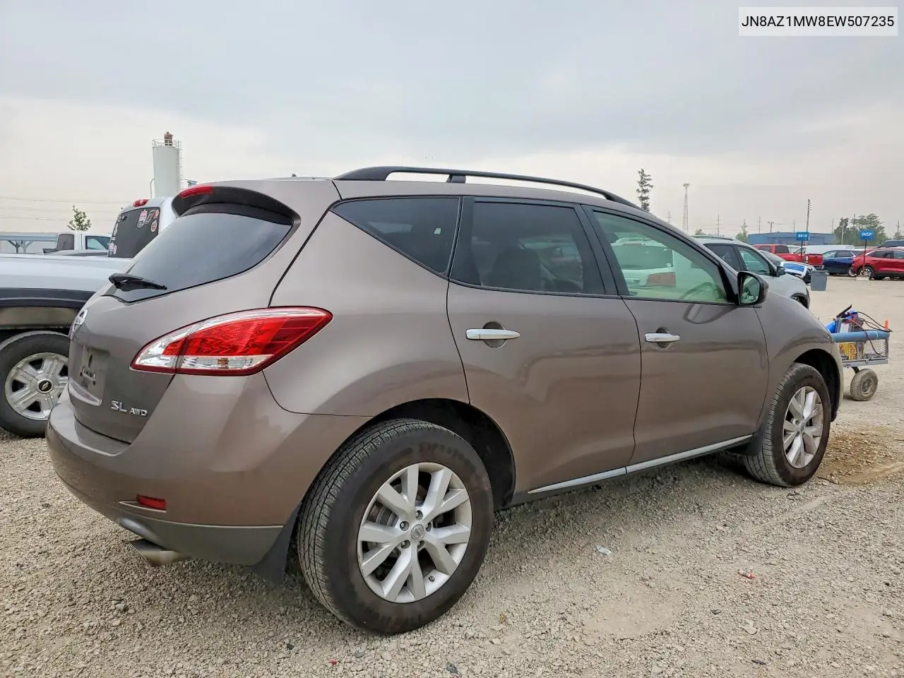2014 Nissan Murano S VIN: JN8AZ1MW8EW507235 Lot: 61856136