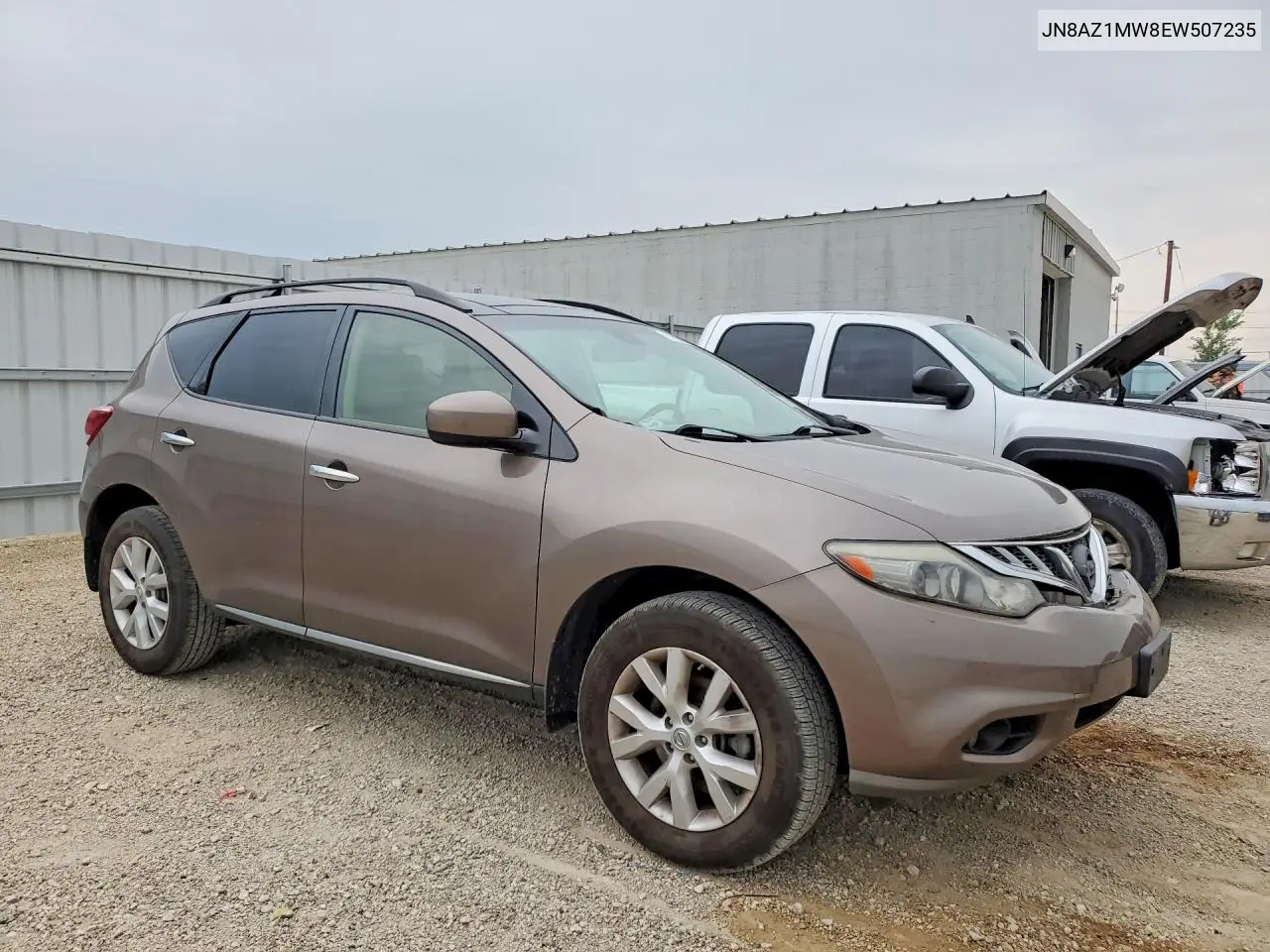2014 Nissan Murano S VIN: JN8AZ1MW8EW507235 Lot: 61856136