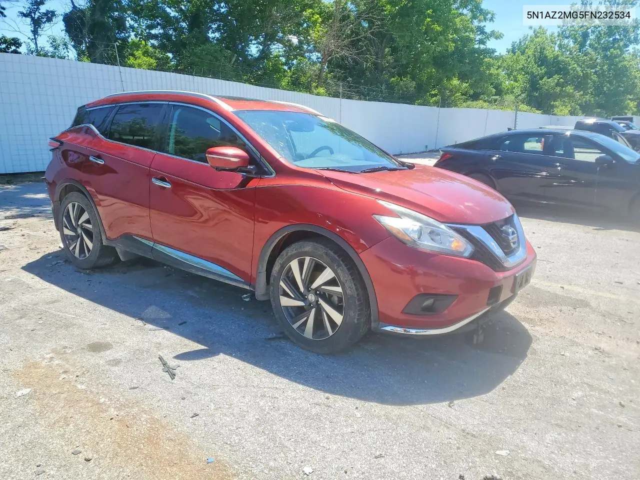 2015 Nissan Murano Platinum VIN: 5N1AZ2MG5FN232534 Lot: 57852826