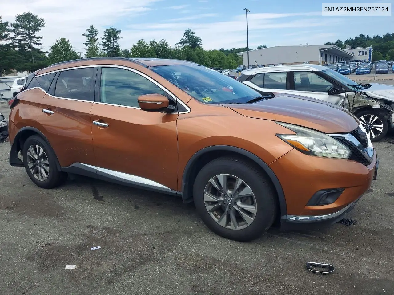 2015 Nissan Murano Sv VIN: 5N1AZ2MH3FN257134 Lot: 58612776