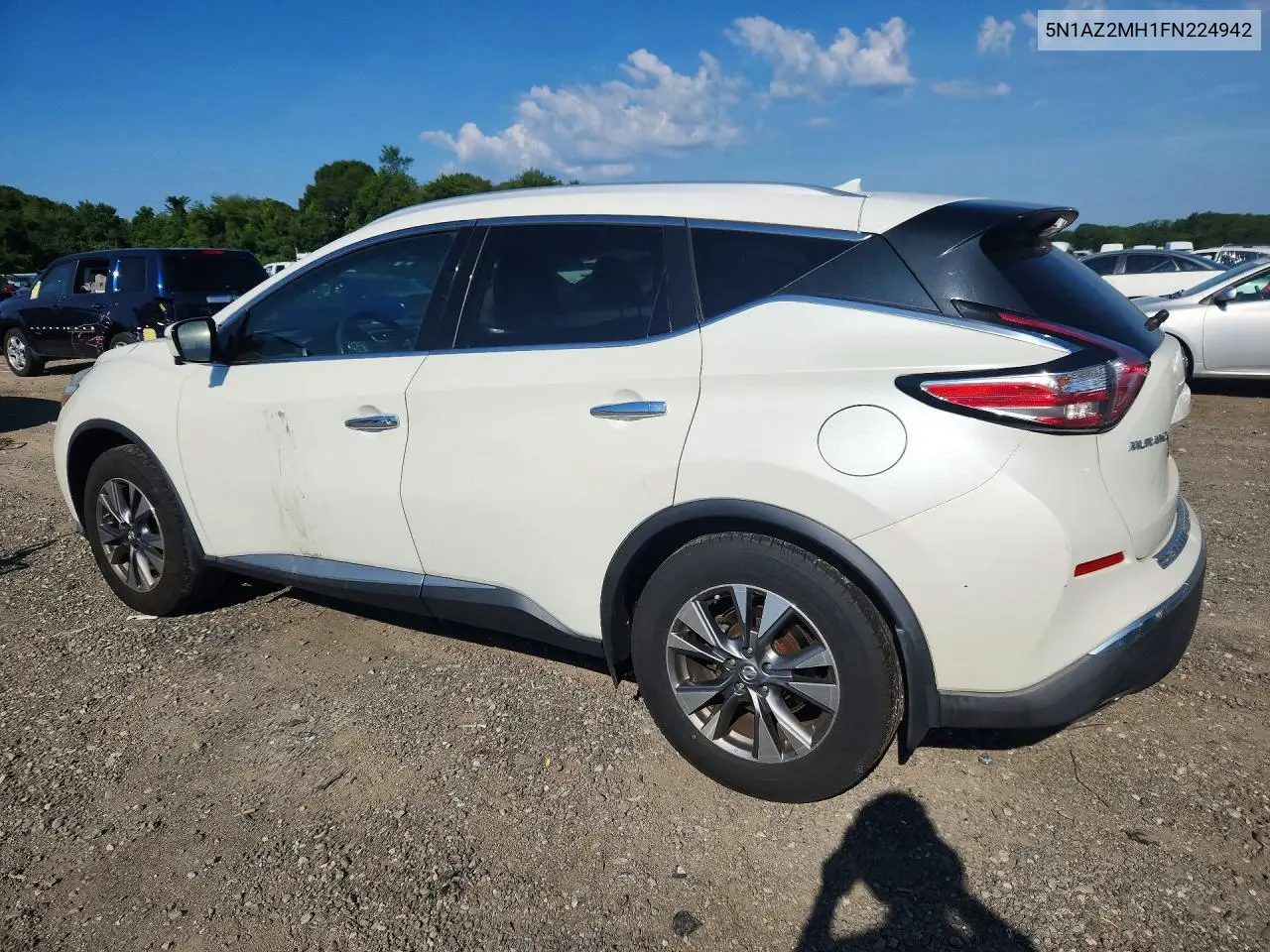2015 Nissan Murano Sl VIN: 5N1AZ2MH1FN224942 Lot: 59768396
