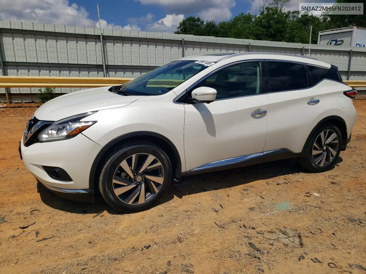 2015 Nissan Murano Platinum VIN: 5N1AZ2MH5FN202412 Lot: 60461486