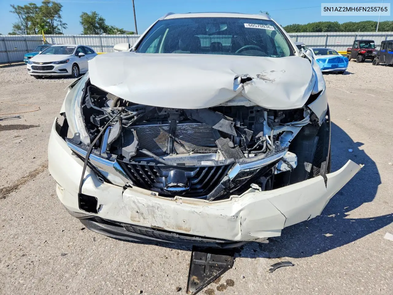 2015 Nissan Murano Sl VIN: 5N1AZ2MH6FN255765 Lot: 60570036